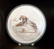 10 Kilogramm Silber Australien Tiger Lunar II 2010 10 Kilogramm Silber Australien Tiger Lunar II 2010