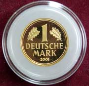 1 Deutsche Goldmark 2001 1 Deutsche Goldmark 2001