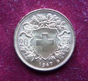 20 SFRS Vreneli Schweiz 20 SFRS Vreneli Schweiz