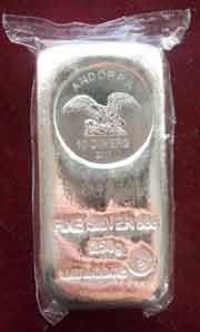 250 g Silber Umicore/Andorra/Argor Münzbarren 250 g Silber Umicore/Andorra/Argor Münzbarren