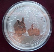 1 Oz Silber Australien Lunar Hase II 2011 1 Oz Silber Australien Lunar Hase II 2011