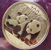15 Gramm Gold China Panda