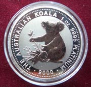 1 Unze Platin Koala