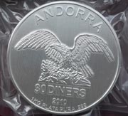 1 Kilogramm Silber Andorra Eagle 2010